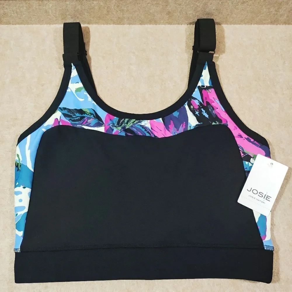 Natori Josie Crop Top Sports Bra -H